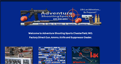 Desktop Screenshot of adventureshootingsports.com